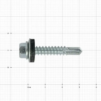 Саморезы по металлу Dilwis оцинкованные с буром 5.5x32 мм на вес