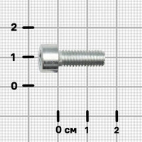 Винт DIN 912 6x16 мм оцинкованный 24 шт.