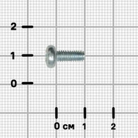 Винт DIN 7985 4x10 мм оцинкованный 50 шт.