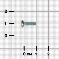 Винт DIN 7985 3x10 мм оцинкованный 50 шт.