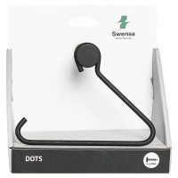 Держатель для туалетной бумаги Swensa Dots SWR-7268-04 цвет черный