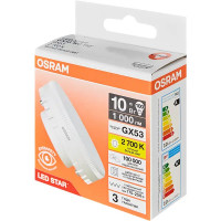 Лампа светодиодная Osram GX53 10 Вт/827 теплый белый свет