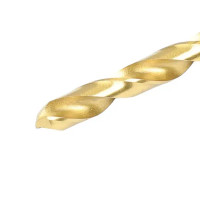 Сверло спиральное по металлу HSS-TiN Волжский инструмент 161750 3.8x75 мм