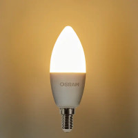 Лампа светодиодная Osram E14 9 Вт/827 теплый белый свет