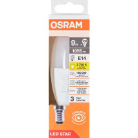 Лампа светодиодная Osram E14 9 Вт/827 теплый белый свет