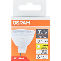 Лампа светодиодная Osram GU5.3 7 Вт/827 теплый белый свет