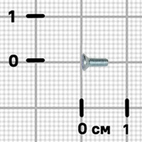 Винт DIN 965 3x6 мм оцинкованный 100 шт.