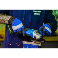УШМ аккумуляторная Rockfield RF2204BK, 20 В Li-ion 4 Ач, 125 мм