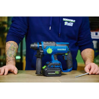 Перфоратор аккумуляторный SDS-plus Rockfield RF2254BK, 20 В Li-Ion 4 Ач, 2 Дж