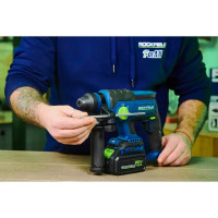 Перфоратор аккумуляторный SDS-plus Rockfield RF2254BK, 20 В Li-Ion 4 Ач, 2 Дж