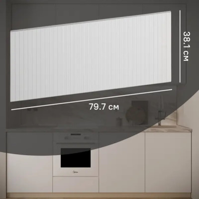 Фасад для кухонного шкафа Висла 79.7x38.1 см Konsensa МДФ цвет белый