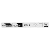 Фасад для кухонного шкафа Висла 79.7x38.1 см Konsensa МДФ цвет белый