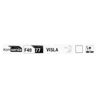 Фасад для кухонного шкафа Висла 39.7x76.5 см Konsensa МДФ цвет белый