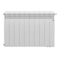 Радиатор секционный Royal Thermo Biliner 500/87 10 секций нижнее подключение биметалл белый