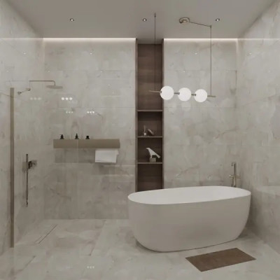 Глазурованный керамогранит Arcadia Ceramica Onice Pearl Glossy 60x60 см 1.44 м² глянцевый цвет перламутровый
