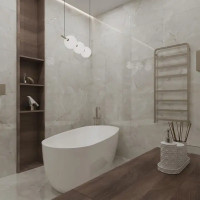 Глазурованный керамогранит Arcadia Ceramica Onice Pearl Glossy 60x60 см 1.44 м² глянцевый цвет перламутровый
