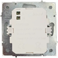 Розетка двойная USB встраиваемая Lezard Zima без заземления цвет белый