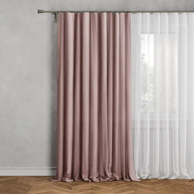 Штора на ленте Tegal 140x260 см цвет розовый Santal 4