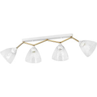 Люстра потолочная Comfi Tata 4 лампы 12 м² цвет белый