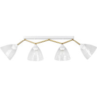 Люстра потолочная Comfi Tata 4 лампы 12 м² цвет белый