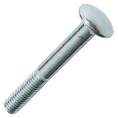 Болт мебельный DIN 607 8x60 мм оцинкованный на вес