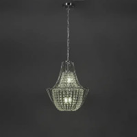 Светильник подвесной Crystal Pava FR1016PL-04S 4 лампы 16 м² цвет хром