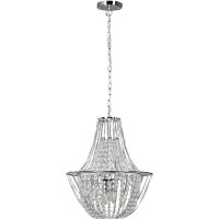 Светильник подвесной Crystal Pava FR1016PL-04S 4 лампы 16 м² цвет хром