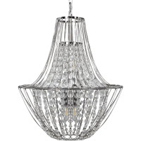 Светильник подвесной Crystal Pava FR1016PL-04S 4 лампы 16 м² цвет хром