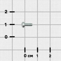 Винт DIN 7985 3x6 мм оцинкованный 80 шт.