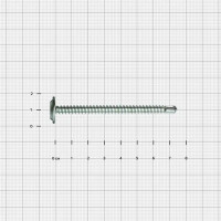 Саморезы универсальные оцинкованные с пресс-шайбой 4.2x75 мм 60 шт.