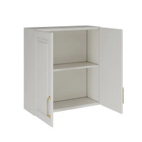 Кухонный шкаф навесной Лача 80x67.6x29 см МДФ цвет ванильный