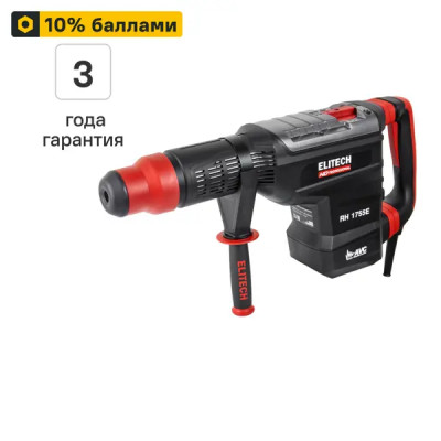 Перфоратор сетевой SDS-max Elitech HD RH 1755E, 1700 Вт, 19 Дж