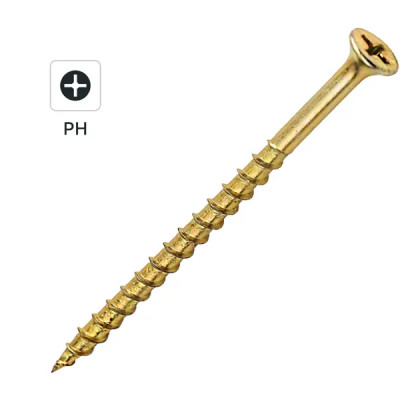 Саморезы по дереву оцинкованные 4.2x75 мм 1 кг