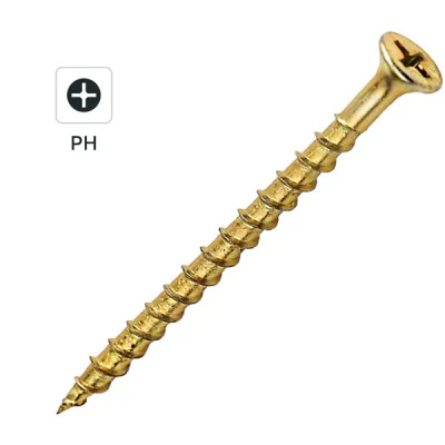 Саморезы по дереву Dilwis оцинкованные 4.2x65 мм 3 кг