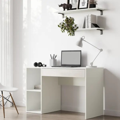 Стол письменный 110x75x50 см ЛДСП цвет белый лед/пикард