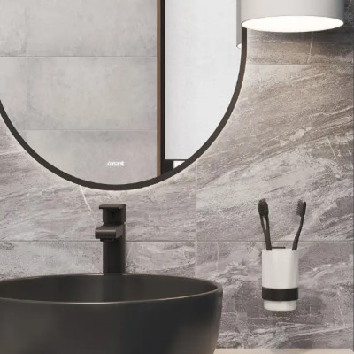 Плитка настенная Cersanit Cascada 29.8x59.8 см 1.425 м² матовая цвет темно-серый