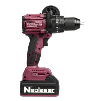 Дрель-шуруповерт аккумуляторная бесщеточная Neolaser NCDB-170, 20 В Li-ion 2x4 Ач