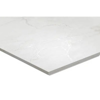 Глазурованный керамогранит Arcadia Ceramica Carving 60x120 см 1.44 м² матовый цвет белый