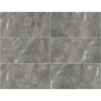 Глазурованный керамогранит Arcadia Ceramica Pulpis Nero Carving 60x120 см 1.44 м² матовый цвет серый