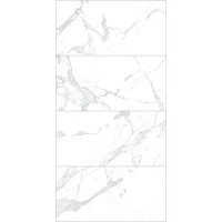 Глазурованный керамогранит Arcadia Ceramica Paradise Statuario Carving 60x120 см 1.44 м² матовый цвет белый
