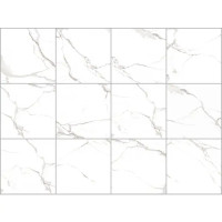 Керамогранит Arcadia Ceramica Statuario Mires New 60x60 см 1.44 м² полированный цвет белый