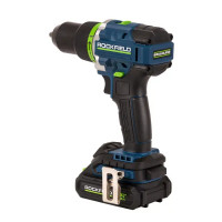 Дрель-шуруповерт аккумуляторная бесщеточная Rockfield RF2012BK, 20 В Li-ion 2x2 Ач