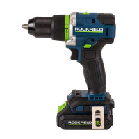 Дрель-шуруповерт аккумуляторная бесщеточная Rockfield RF2012BK, 20 В Li-ion 2x2 Ач