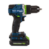 Дрель-шуруповерт аккумуляторная бесщеточная Rockfield RF2012BK, 20 В Li-ion 2x2 Ач