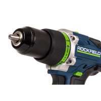 Дрель-шуруповерт аккумуляторная бесщеточная Rockfield RF2012BK, 20 В Li-ion 2x2 Ач