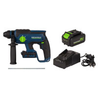 Перфоратор аккумуляторный SDS-plus Rockfield RF2254BK, 20 В Li-Ion 4 Ач, 2 Дж