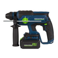 Перфоратор аккумуляторный SDS-plus Rockfield RF2254BK, 20 В Li-Ion 4 Ач, 2 Дж