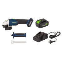 УШМ аккумуляторная Rockfield RF2204BK, 20 В Li-ion 4 Ач, 125 мм