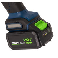 УШМ аккумуляторная Rockfield RF2204BK, 20 В Li-ion 4 Ач, 125 мм