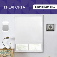 Штора рулонная Ока 40x160 см белая